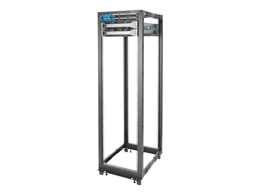 Startech 42U Adjustable Depth Open Frame 4 Post Server Rack