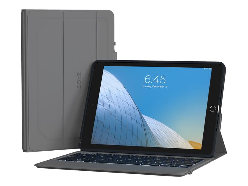 Zagg Rugged Messenger iPad 10.2" 7th gen, iPad 10.2" 8th gen, iPad 10.2" 9th gen Sort