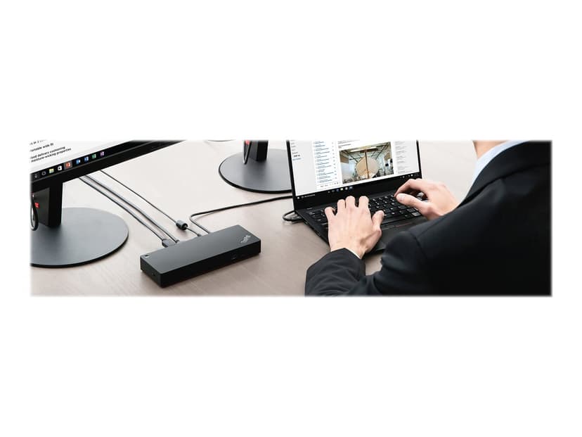 Lenovo ThinkPad Universal Thunderbolt 4 Smart Dock Bedraad Zwart Thunderbolt 4
