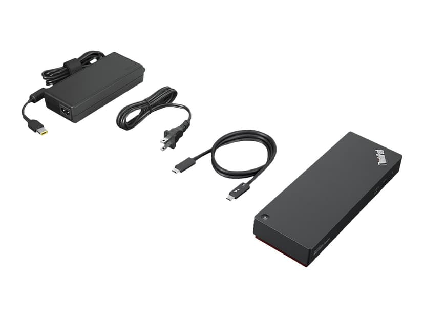 Lenovo ThinkPad Universal Thunderbolt 4 Smart Dock Koblet med ledninger (ikke trådløs) Sort Thunderbolt 4
