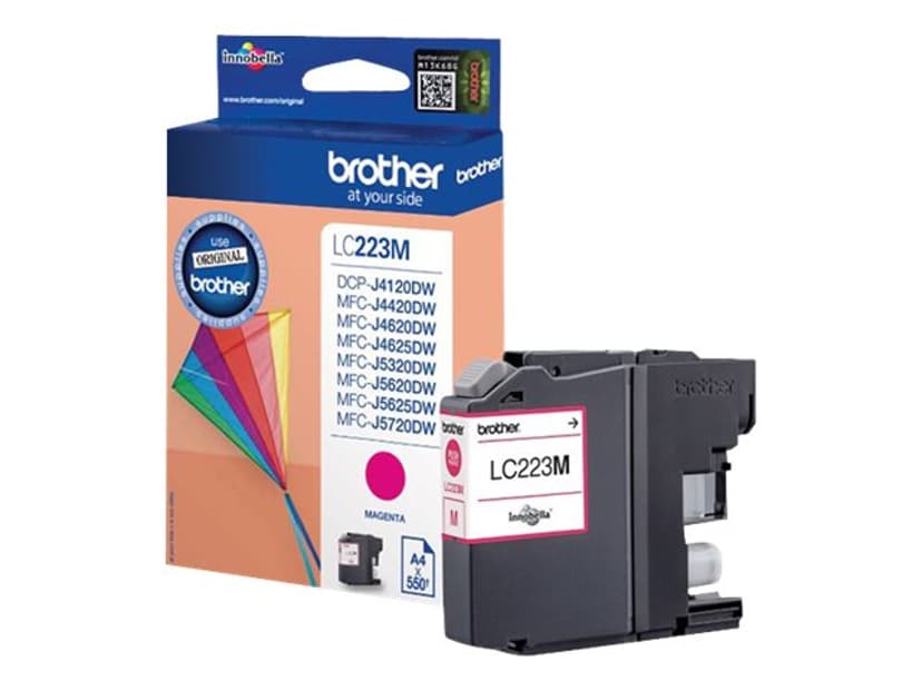 Brother Blæk Magenta LC223M, 550-SHEETS