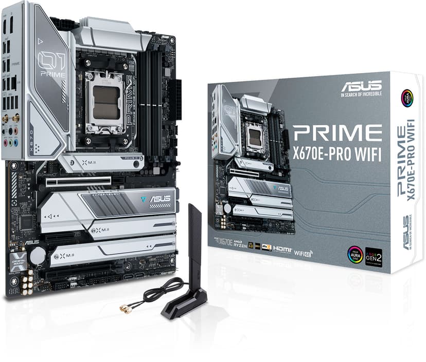 ASUS PRIME X670E-PRO (Wi-Fi) Socket AM5 ATX Hovedkort