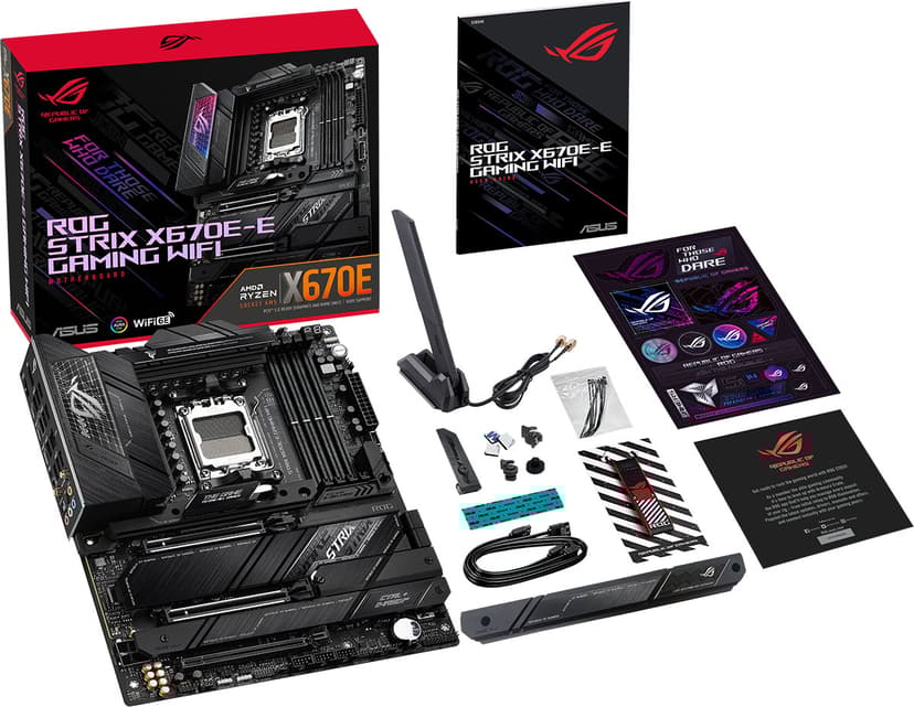 ASUS ROG STRIX X670E-E (Wi-Fi) Socket AM5 ATX Bundkort
