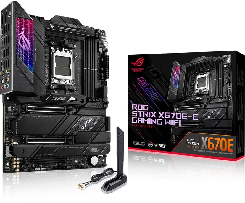 ASUS ROG STRIX X670E-E (Wi-Fi) Socket AM5 ATX Bundkort