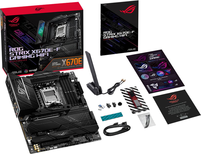 ASUS ROG STRIX X670E-F (Wi-Fi) AM5 ATX Hovedkort