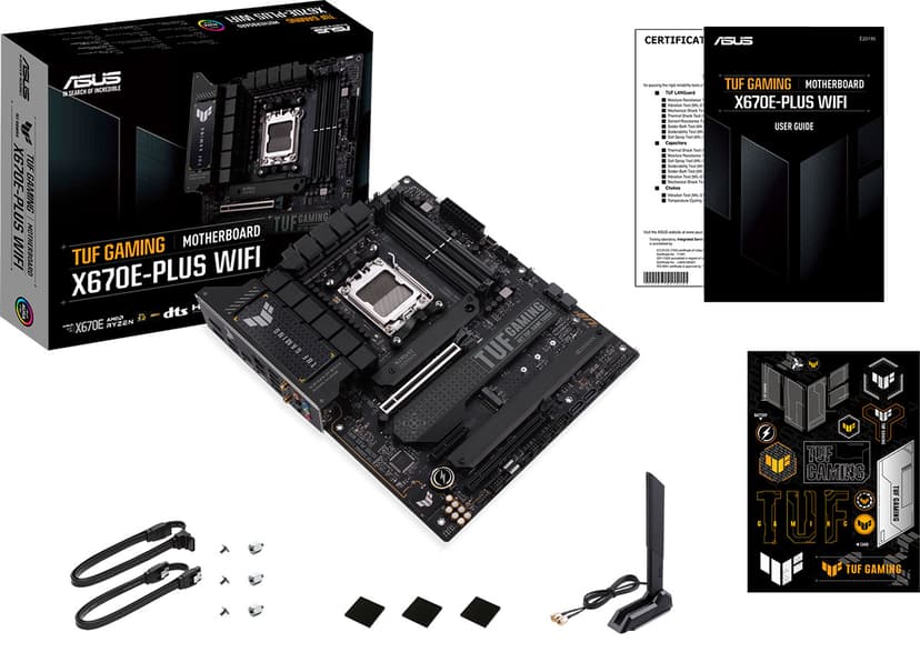 ASUS TUF GAMING X670E-PLUS (Wi-Fi) AM5 ATX Moederbord