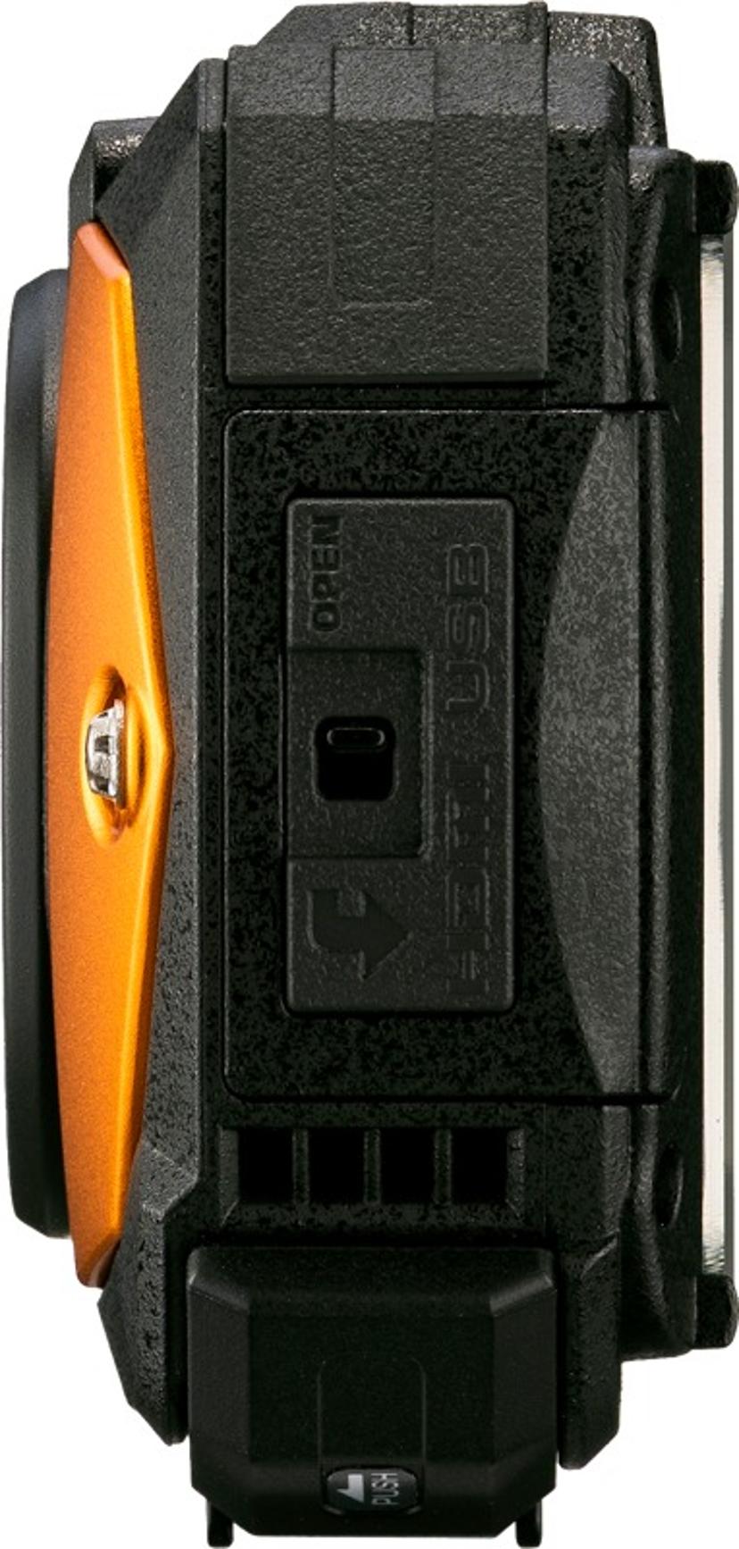 Ricoh WG-80 1/2.3" Compactcamera 16 MP CMOS 4608 x 3456 Pixels Zwart, Oranje