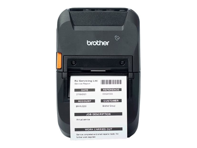 Brother RuggedJet RJ-3250WBL BT/WiFi 3" Mobile + Batteri