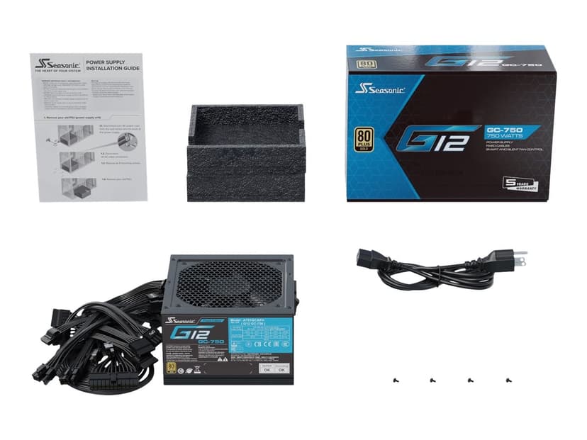 Seasonic G12 GC-750 750W ATX 80 PLUS Gold Voeding
