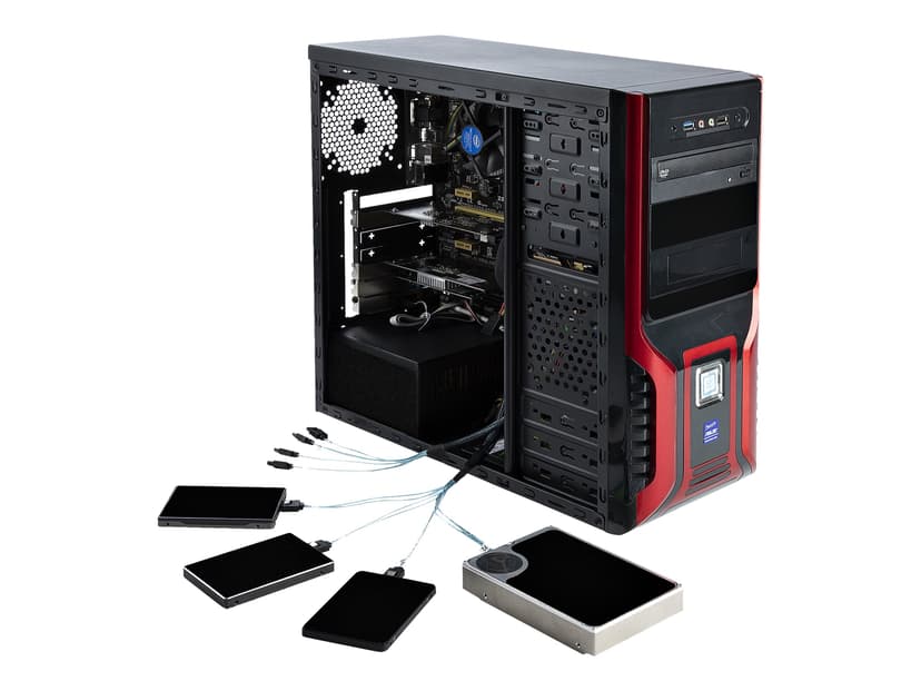 Startech StarTech.com 8P6G-PCIE-SATA-CARD grensesnittkort/-adapter Intern Mini-SAS
