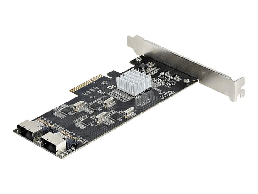 Startech StarTech.com 8 Port SATA PCIe Kaart, PCI Express 6Gbps SATA Uitbreidingkaart met 4 Host Controllers, SATA PCIe Controller Kaart, PCI-e x4 Gen 2 naar SATA III, SATA HDD/SSD