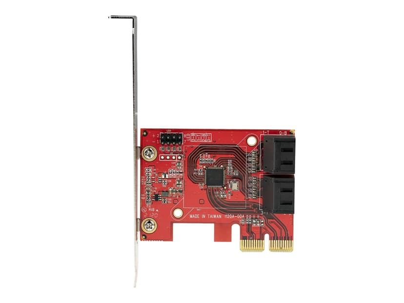 Startech StarTech.com SATA PCIe-kort - PCIe SATA-expansionskort med 4 portar - 6 Gbps - Lågprofilfäste - Staplade SATA-kontakter - ASM1164 Non-Raid - PCI Express till SATA-omvandlare