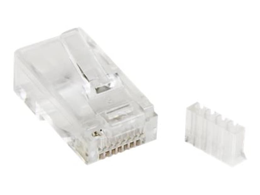 Startech StarTech.com Modulär Cat 6 RJ45-kontakt för solidtråd - 50-pack