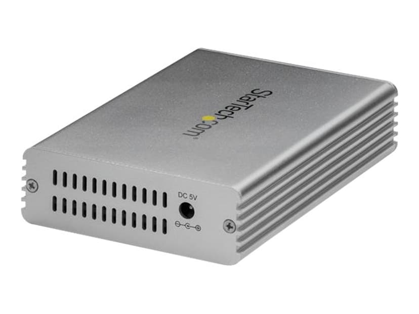 Startech StarTech.com 10 GbE-fiber-Ethernet-mediaomvandlare för 10 Gbps nätverk NBASE-T SFP till RJ45 Multigigabit enkelläges/flerläges fiberoptiskt till kopparnätverksbaserat Ethernet till Fiber Bridge