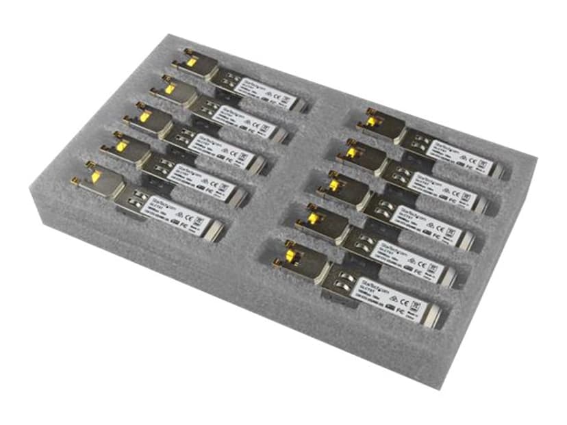 Startech StarTech.com GLCT10PKST lähetin-vastaanotinmoduuli Kupari 1000 Mbit/s SFP