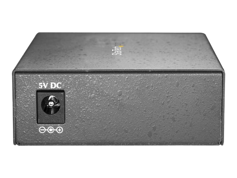 Startech StarTech.com MCMGBSCSM10 mediakonverterare för nätverk 1000 Mbit/s 1310 nm Enkelläge Svart