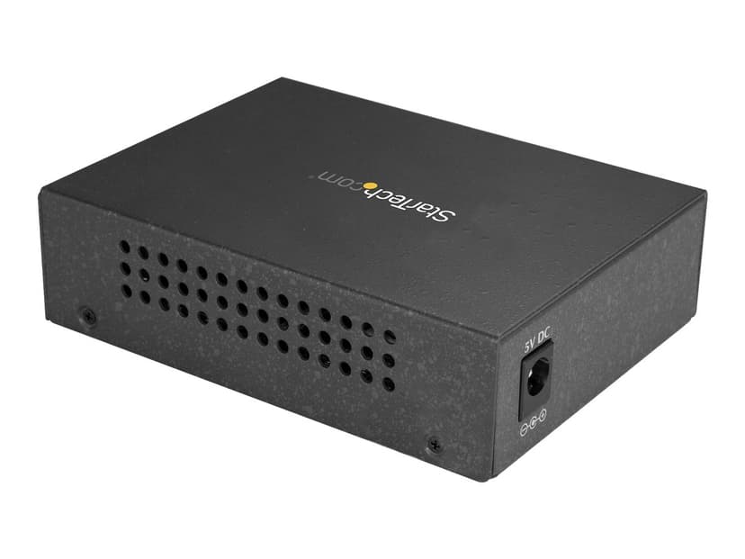 Startech StarTech.com MCMGBSCSM10 mediakonverterare för nätverk 1000 Mbit/s 1310 nm Enkelläge Svart