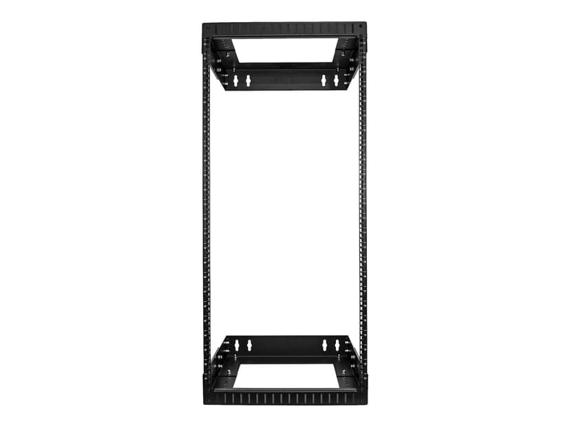 Startech StarTech.com 2 Post 24U Heavy-Duty Wandmonteerbare Server Rack, 19" Open Frame Netwerk Rack met Verstelbare Diepte, Data Rack voor IT/AV/Patchpaneel/Computer Apparatuur, Incl Kooimoeren en Schroeven