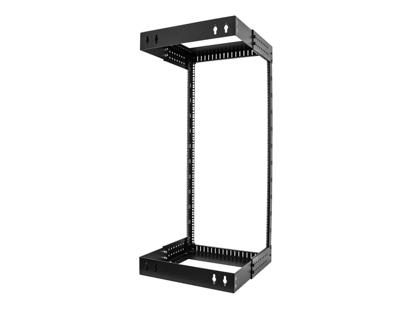 Startech StarTech.com 2 Post 24U Heavy-Duty Wandmonteerbare Server Rack, 19" Open Frame Netwerk Rack met Verstelbare Diepte, Data Rack voor IT/AV/Patchpaneel/Computer Apparatuur, Incl Kooimoeren en Schroeven