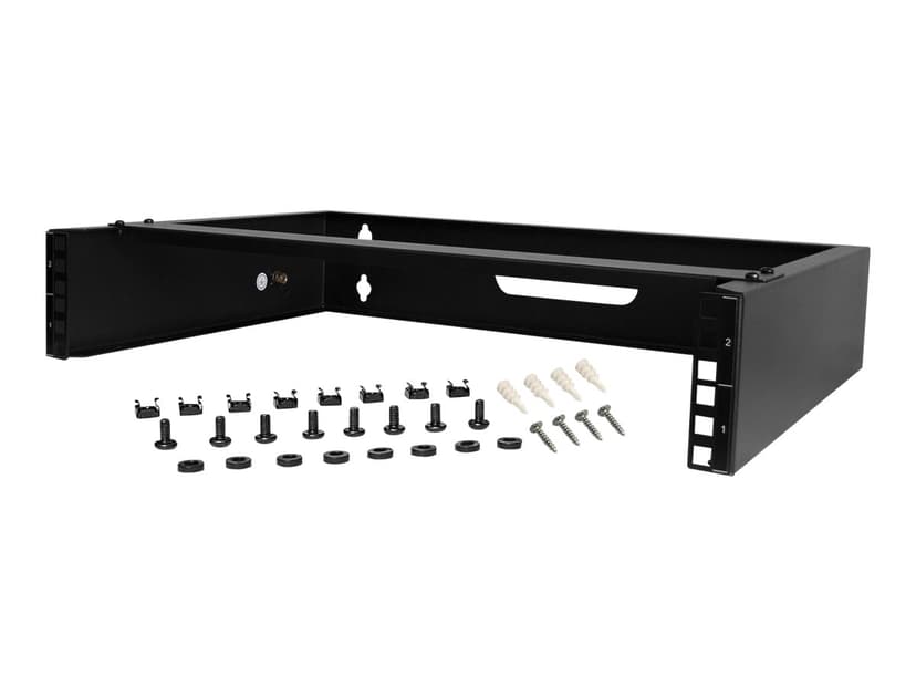 Startech StarTech.com RACK-2U-14-BRACKET hylle Veggmonterbar hylle Sort