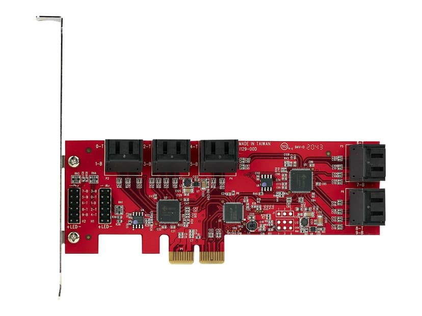 Startech StarTech.com 10P6G-PCIE-SATA-CARD grensesnittkort/-adapter Intern