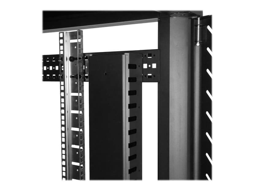 Startech StarTech.com Vertikal kabelorganiserare med fingerkanaler - 0U - 91 cm