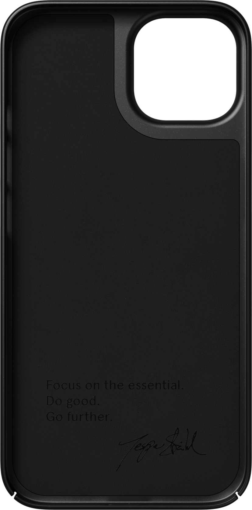 Nudient Thin Case iPhone 14 Svart