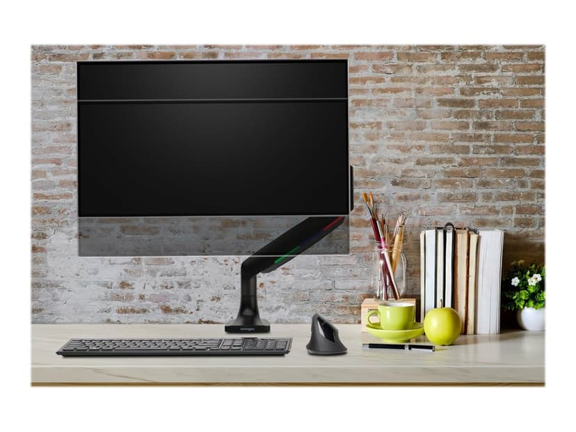 Kensington SmartFit One-Touch Single Arm Adjustable Black