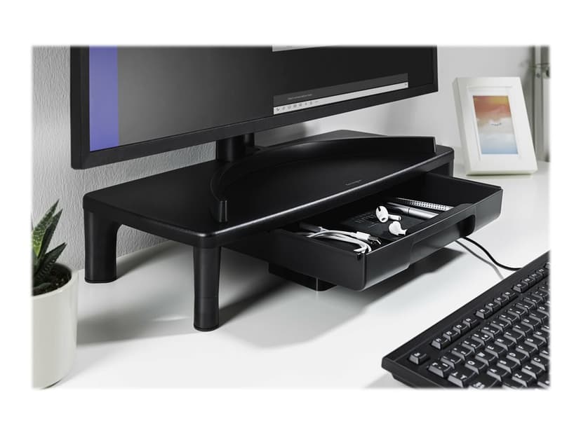 Kensington SmartFit Stand With Drawer Black