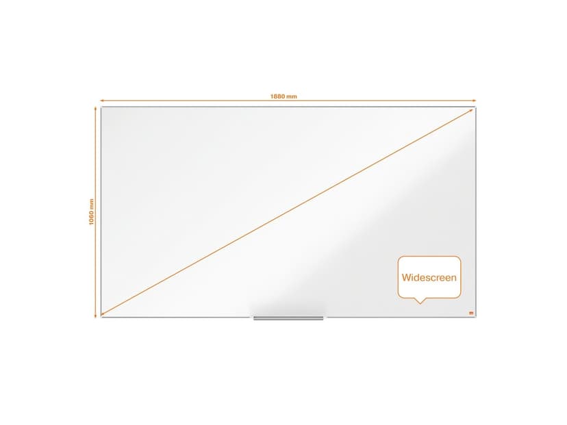 Nobo Whiteboard Impress Pro Wide Steel Nano Clean 85"