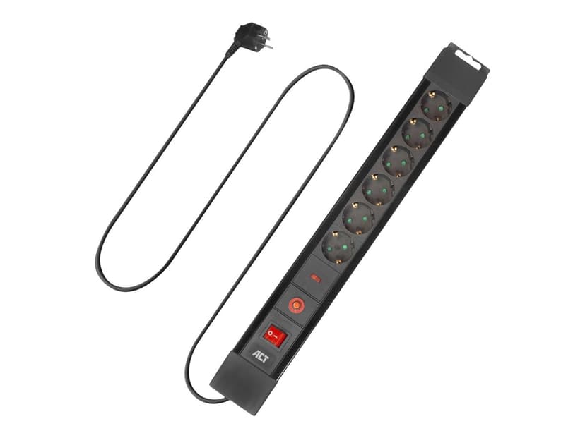 ACT Ac2450 - Power Strip (wall Mounting) - 230 Volt Switch