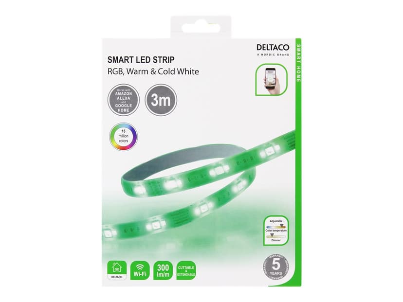 Deltaco philips hue on sale