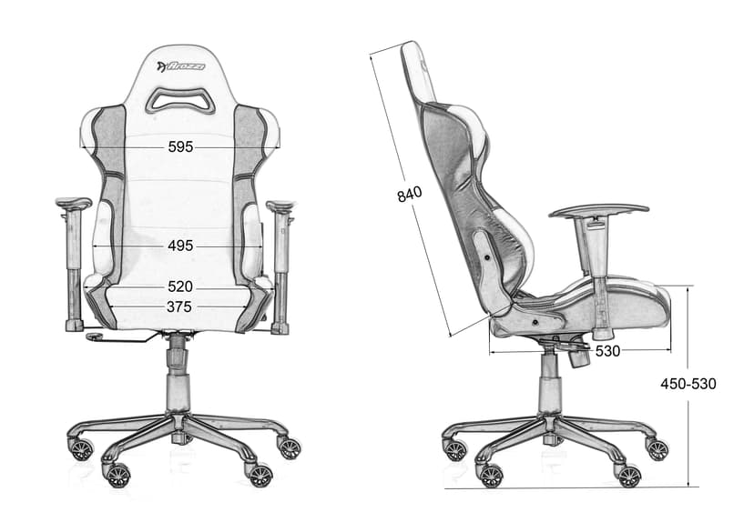 Arozzi Torretta Gaming Chair - Black