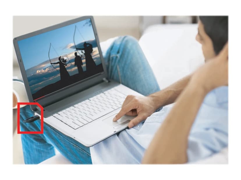 SanDisk Ultra 16GB USB Type-A Sort
