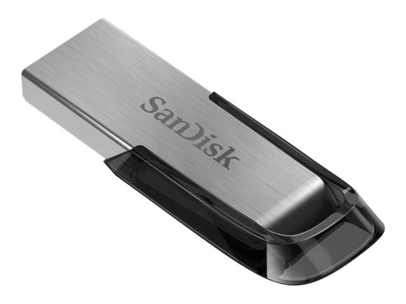 SanDisk Ultra Flair 64GB USB-A Svart, Sølv