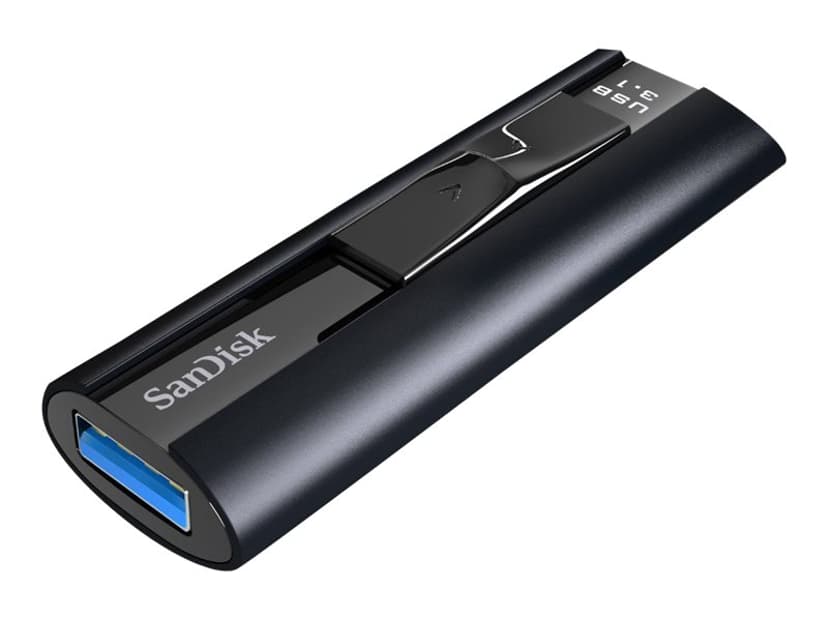 SanDisk Extreme Pro 128GB USB-A Musta