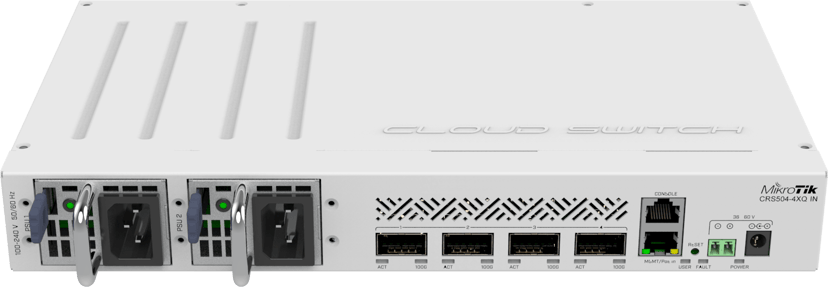 Mikrotik CRS504-4XQ-IN 100 Gigabit QSFP28 Switch