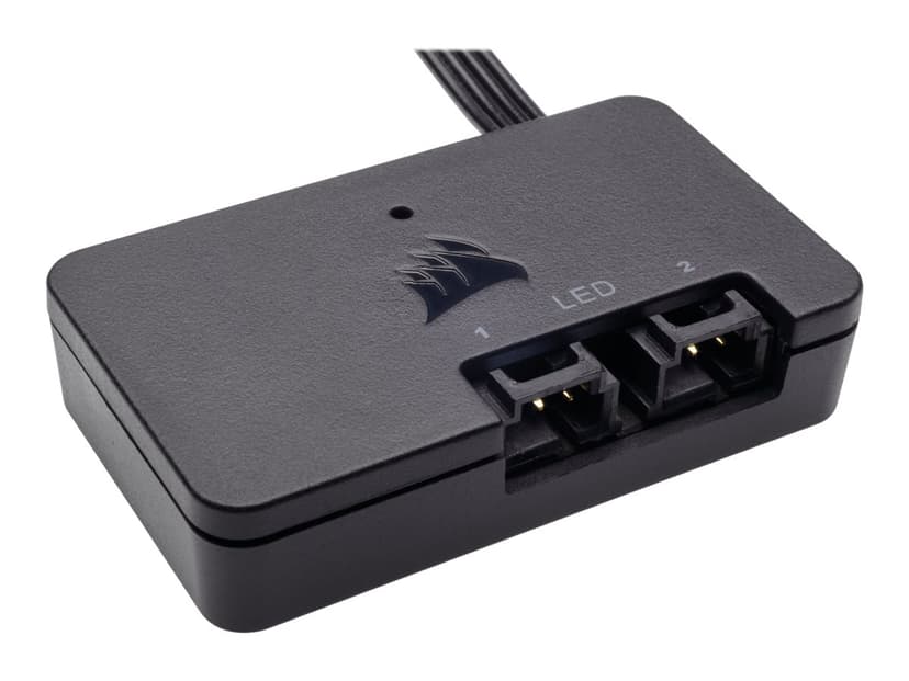 Corsair LL120 RGB PWM Triple P + Lightning Node PRO Vifte Hvit, Sort