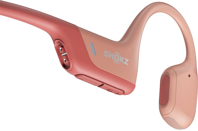 Shokz OpenRun Pro Headset Trådlös Hals-band Samtal/musik Bluetooth Rosa Stereo Rosa
