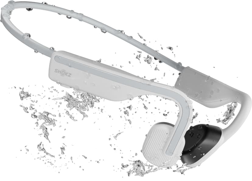 Shokz OpenMove Hörlurar Trådlös Öronkrok Samtal/musik USB Type-C Bluetooth Vit USB Type-C Vit