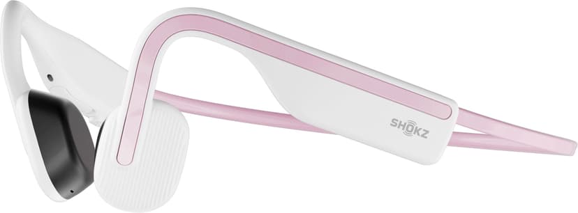 Shokz OpenMove Hoofdtelefoons Bedraad en draadloos oorhaak Oproepen/muziek USB Type-C Bluetooth Roze Stereo USB-C Roze