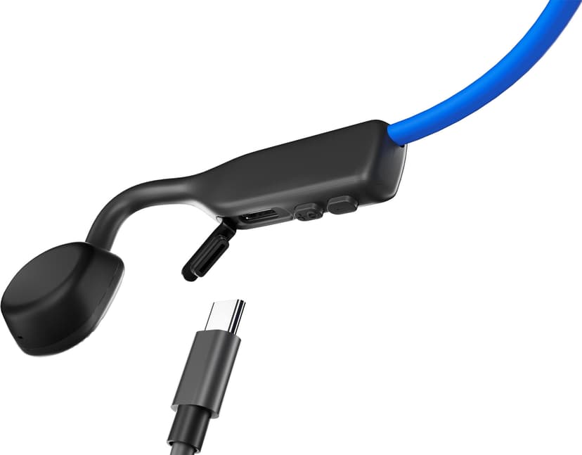 Shokz OpenMove Kuulokkeet Langaton Ear-hook Puhelut/Musiikki USB Type-C Bluetooth Sininen Stereo USB-C Sininen