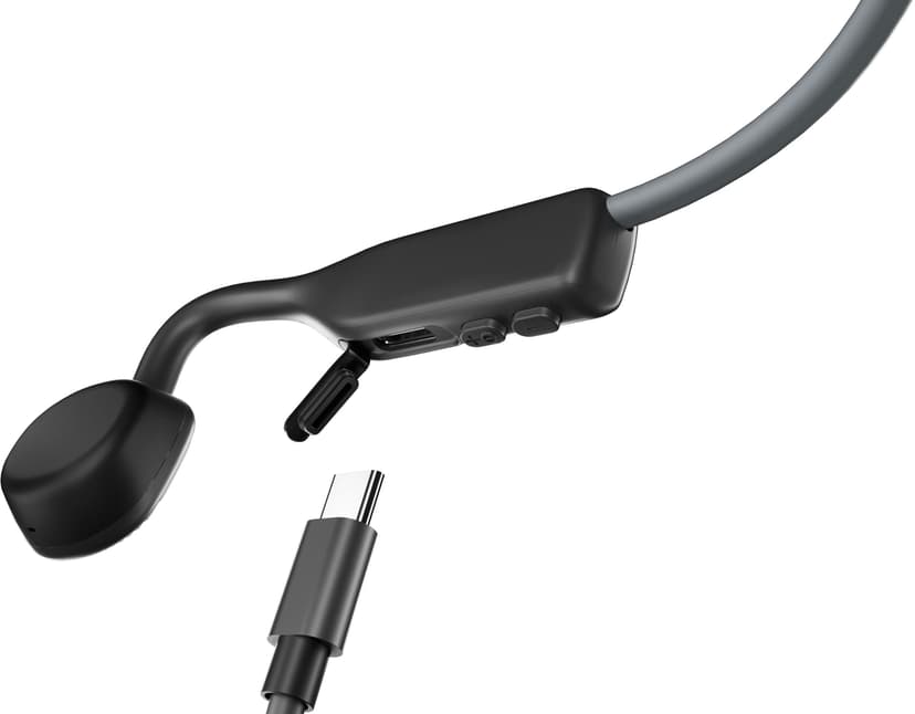 Shokz OpenMove Hodetelefoner Trådløs Halsbånd Idretter Bluetooth Grå Stereo Grå