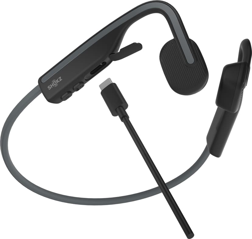 Shokz OpenMove Hoofdtelefoons Draadloos Neckband Sporten Bluetooth Grijs Grijs