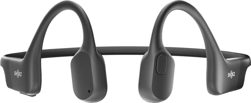 Shokz OpenRun Headset Trådlös Hals-band Idrott Bluetooth Svart Svart