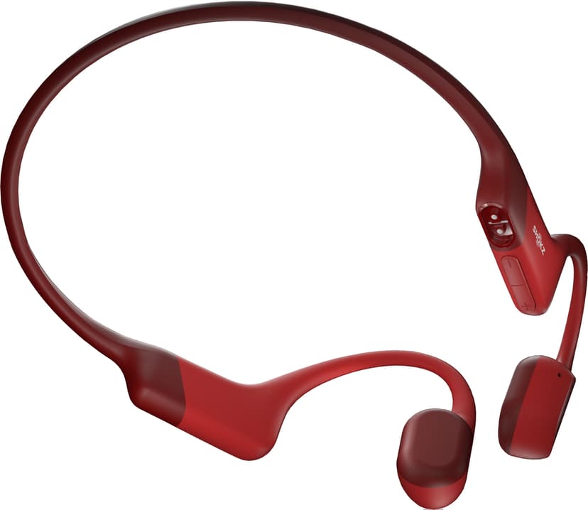 Shokz OPENRUN Headset Draadloos Neckband Sporten Bluetooth Rood Rood