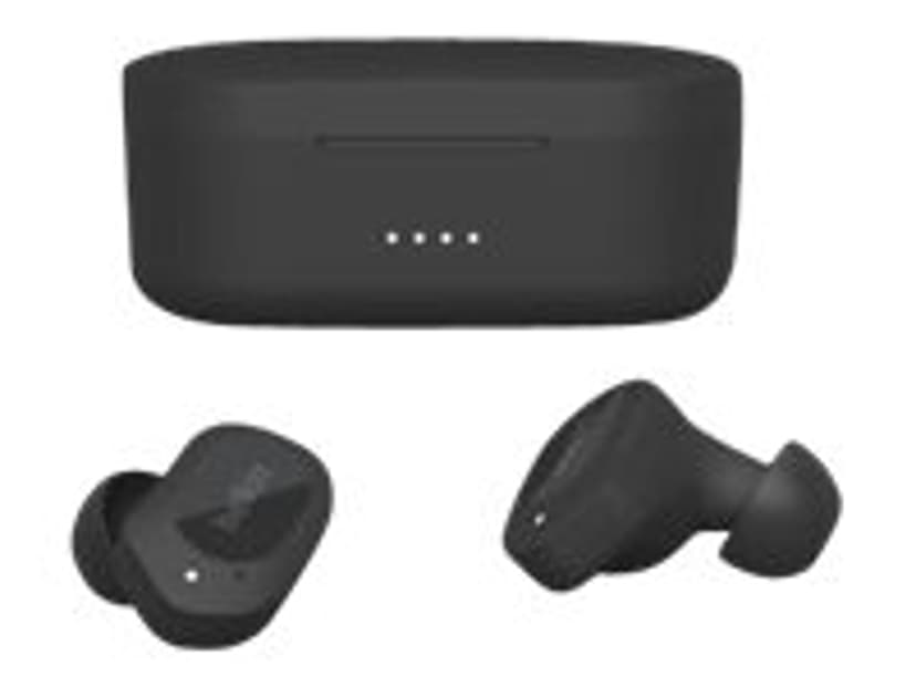 Belkin SOUNDFORM Play Headset Draadloos In-ear Oproepen/muziek USB Type-C Bluetooth Zwart USB Type-C Zwart