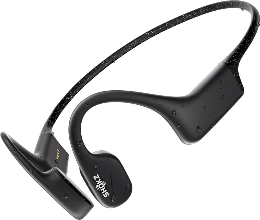 Shokz Open Swim Headset Draadloos Neckband Sporten Zwart Zwart