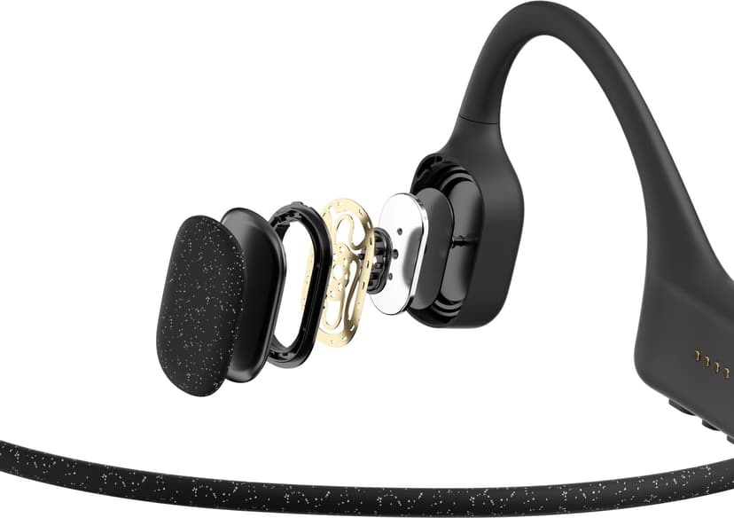 Shokz Open Swim Headset Draadloos Neckband Sporten Zwart Zwart