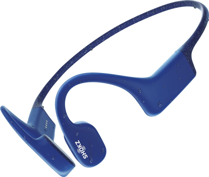 Shokz OpenSwim Hoofdtelefoons Draadloos Neckband Sporten Blauw Blauw